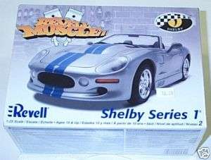 Revell 1/25 Shelby Series 1 Muscle Car Model Kit NIB  