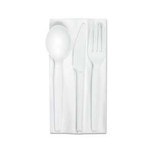  Jaya Compostable Cutlery Kit, 6 Length, Pearl, 250 Sets 