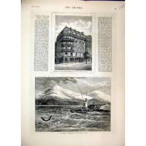 1875 Salmon Fishing Loch Tay Mission Home Paris Print  