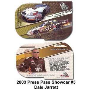  Press Pass Showcar 03 Dale Jarrett Card Sports 