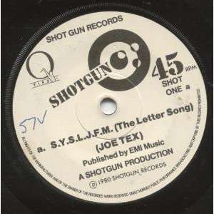    SYSLJFM 7 INCH (7 VINYL 45) UK SHOTGUN 1980 Q TIPS Music