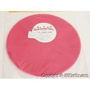   Tulle Circle 9 inch 25 Pieces, Shocking Pink
