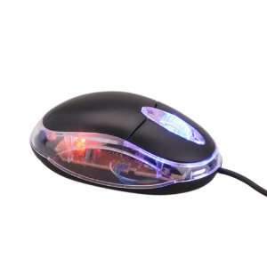   Black USB Optical Scroll Wheel Mini Mouse For PC Laptop Electronics