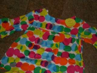 NWT Carters Bright Polka dot Dress Leggings 3 6 mo  