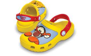 CROCS WINNIE THE POOH AND TIGER KIDS CLOG SHOES + SIZES  