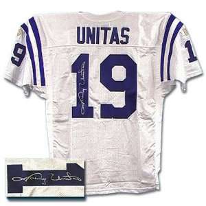 Johnny Unitas Baltimore Colts Autographed Away Jersey by Wilson 
