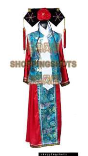 chinese custumes qing dynasty clothing outfit 5B1713 re  