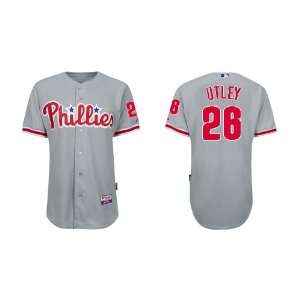 Wholesale Philadelphia Phillies 26# Chase Utley Grey Baseball Jerseys 