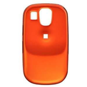 Orange Rubber Feel Hard Accessory Faceplate Case Cover for Samsung 