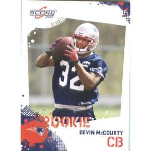 2010 Score #332 Devin McCourty RC   New England Patriots (RC   Rookie 