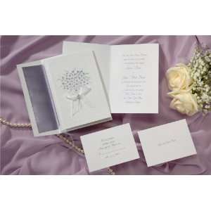  Shimmery Dream Bouquet Wedding Invitations Health 