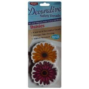 Daisies Decorative Tub & Shower Safety Treads, Set of 8  