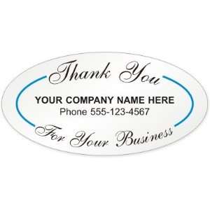   Business Label Metallized Paper Labels, 3 x 1.5