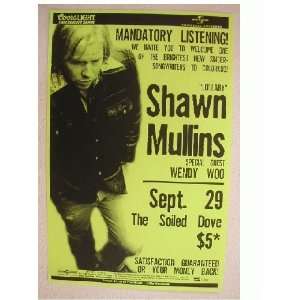 Shawn Mullins handbill Poster