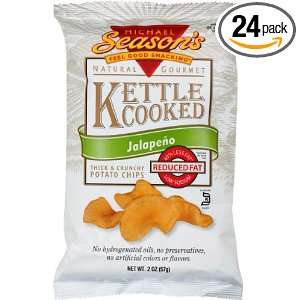 Kettle Cooked Potato Chips Jalapeno Kettle Cooked, 2 Ounce (Pack of 24 