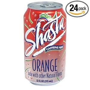 Shasta Orange, 24 Ounces (Pack Of 24)  Grocery & Gourmet 