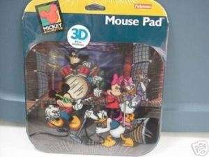 NEW FELLOWES DISNEY MICKEY MOUSE COMPUTER PAD 3D RARE  
