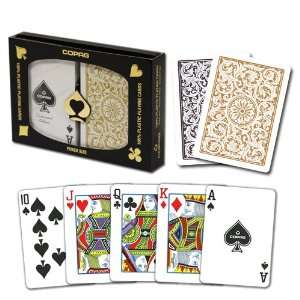  Copag Poker Size Regular Index 1546 Playing Cards (Black 