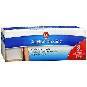   Surgical Dressings, 8 x 10 Inches, 8 ea Health 