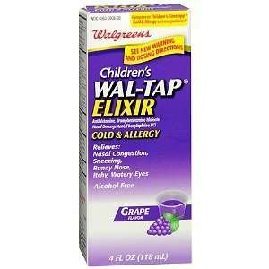   Wal Tap Childrens Cold & Allergy Relief Elixir 