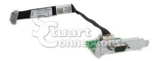 Dell 9 pin Serial Port Panel w/ 7 in Cable R500D N703D  