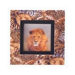  Lion Shadow Box Frame Plaque