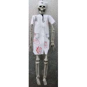   EH16301 Blodied Nurse Skeleton Handing Decoration 