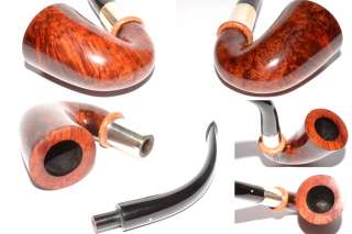 2009 DUNHILL AMBER ROOT CALABASH pipe w./ HALLMARKED STERLING B 