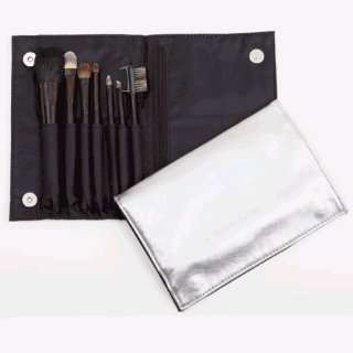  Seya BST 002 7 Piece Silver Folder Makeup Brush Set 