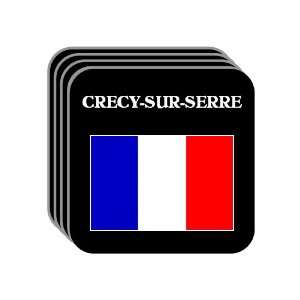  France   CRECY SUR SERRE Set of 4 Mini Mousepad Coasters 