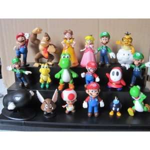  Super Mario Series Mini Figure Collection 18 Figures Pack 