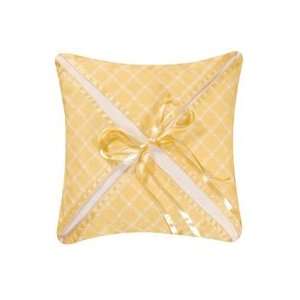  Seraphina Yellow Traditional Harlequin Throw Pillow