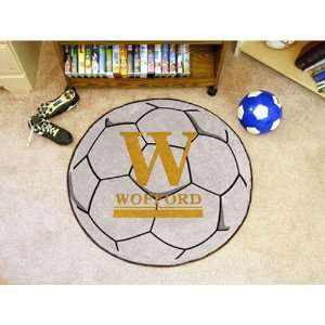  Wofford Terriers NCAA Soccer Ball Round Floor Mat (29 