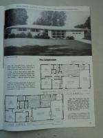 1961 Standard Homes Company Vintage Blueprints Catalog  