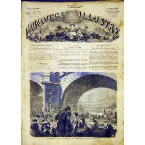   Floods Lix Victims French Print 1865 Paris France