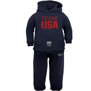  USA Olympics Toddler Navy Blue Team USA Pullover Hoodie & Pants 
