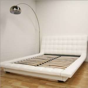   Baxton Studio Celia Queen Platform Bed in White