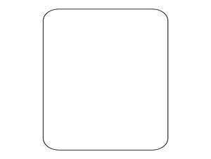 Square 4mm Plastic Coroplast White Sign Blank  