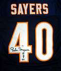 GALE SAYERS AUTOGRAPHED SIGNED CHICAGO BEARS JERSEY HOF 77 PSA/DNA