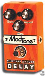 MODTONE ANALOG DELAY MT AD EFFECTS PEDAL + 3 FREE PICKS  