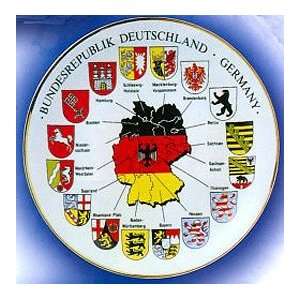    Germany Collectors Plate with State Crests 