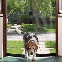   MAGNETIC MESH FLY SCREEN DOOR CURTAIN MAGNET CLOSURE PET DOG DOOR NEW
