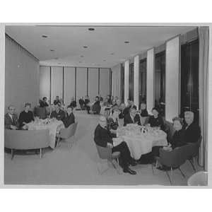   Life Building, Rockefeller Center. Group in Gold room 1960 Home