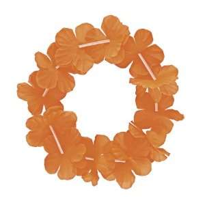 Flower Lei Headband Orange