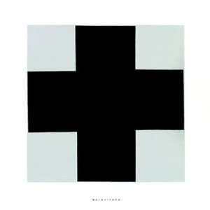  Black Cross by Kasimir Malevich, 28x28