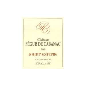  Chateau Segur de Cabanac 2005 Grocery & Gourmet Food