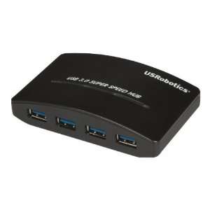  NEW USRobotics USB 3.0 Super Speed 4 Port USB Hub (USR8400 