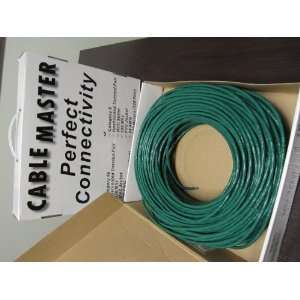  100m 328ft Cat6 UTP Bulk Network Cable Solid Green 