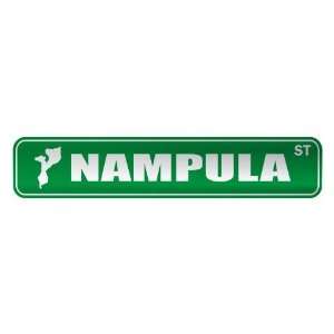     NAMPULA ST  STREET SIGN CITY MOZAMBIQUE