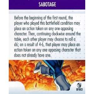    Sabotage # BF003 (Experienced)   Secret Invasion Toys & Games